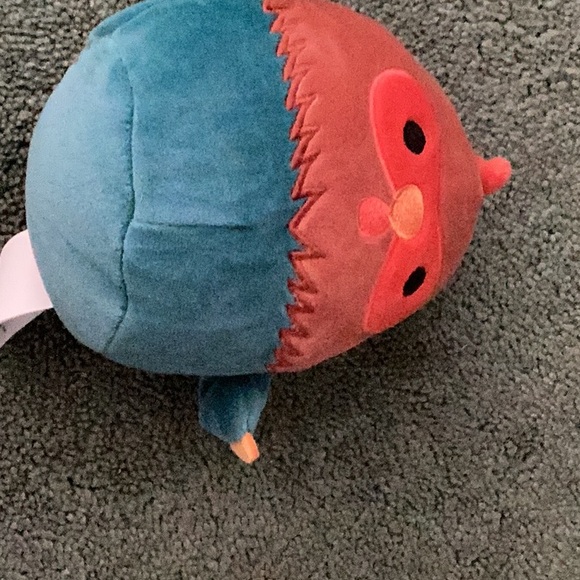 Other - Plush Bird Toy for Small Pets - Blue and Brown